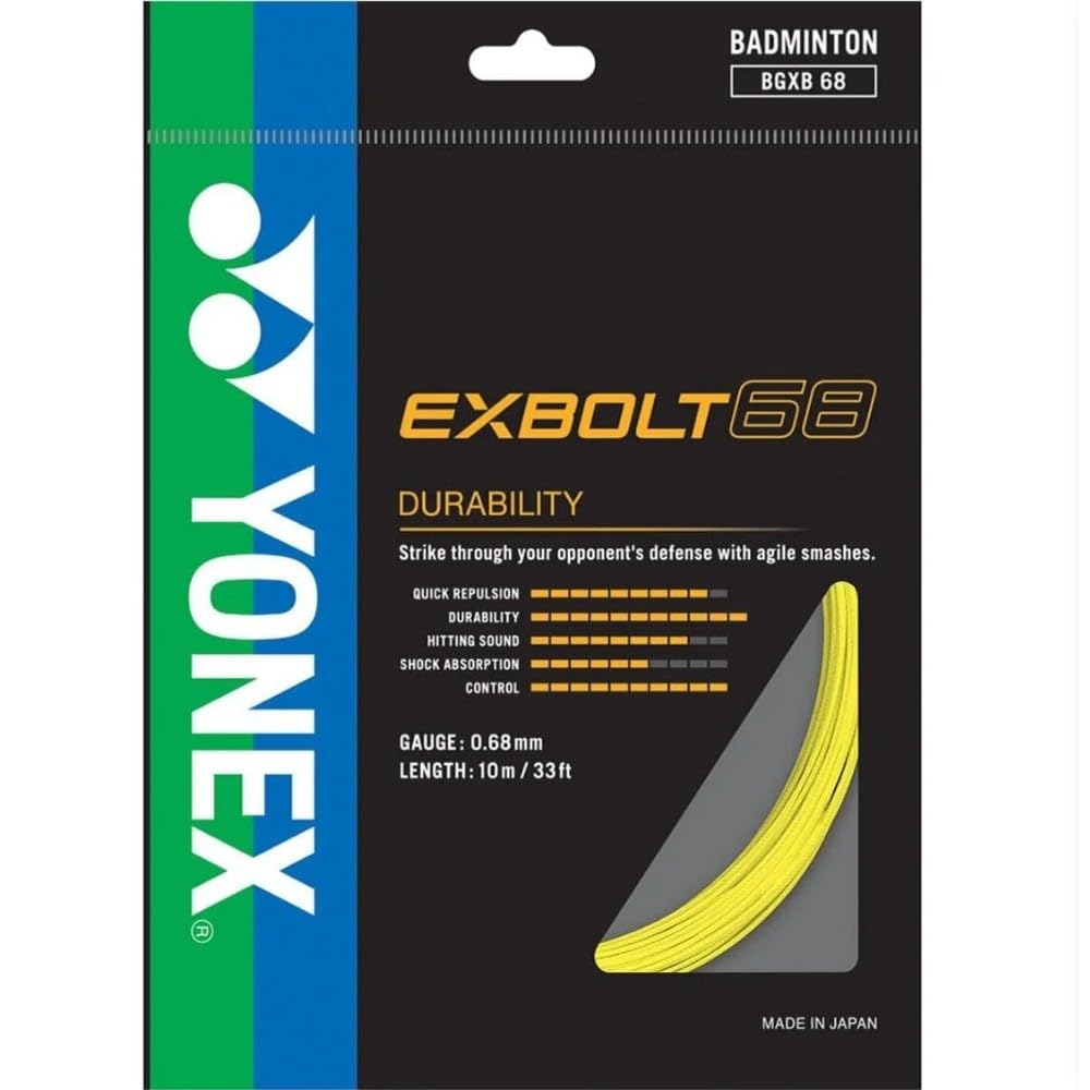 YONEX Exbolt 68 Badminton String (Yellow)-image-45
