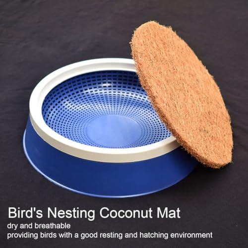 Image of 10Pcs Bird Nesting Mat Pigeon Breeding Eggs Mat Dry Grass Mattress Nesting Pads Comfortable Bedding for Birds Pigeons Chicken