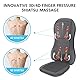 Comfier Massagesitzauflage mit Wärme, 2D/3D Shiatsu Massageauflage für Schulter und Rücken, Rückenmassagematte mit Wärmefunktion und Vibrationsfunktion,Geschenke für Männer/Frauen/Mama/Papa