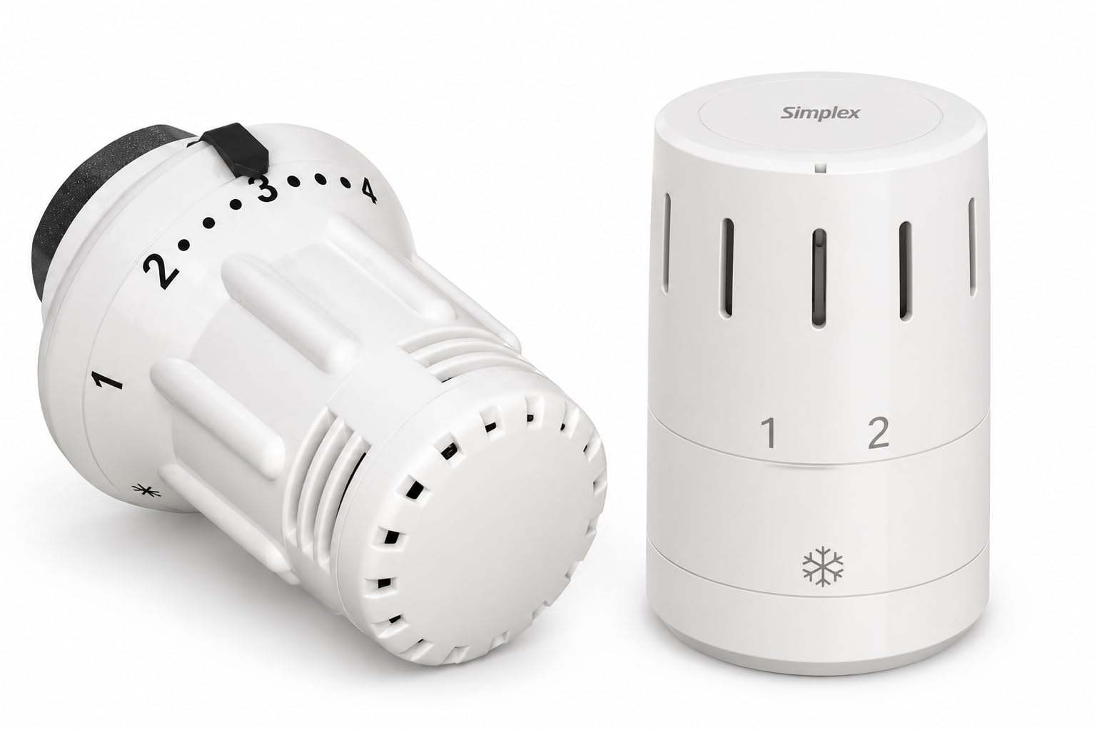 Tête thermostatique Meibes M30x1,5 et Simplex Droite pour radiateur