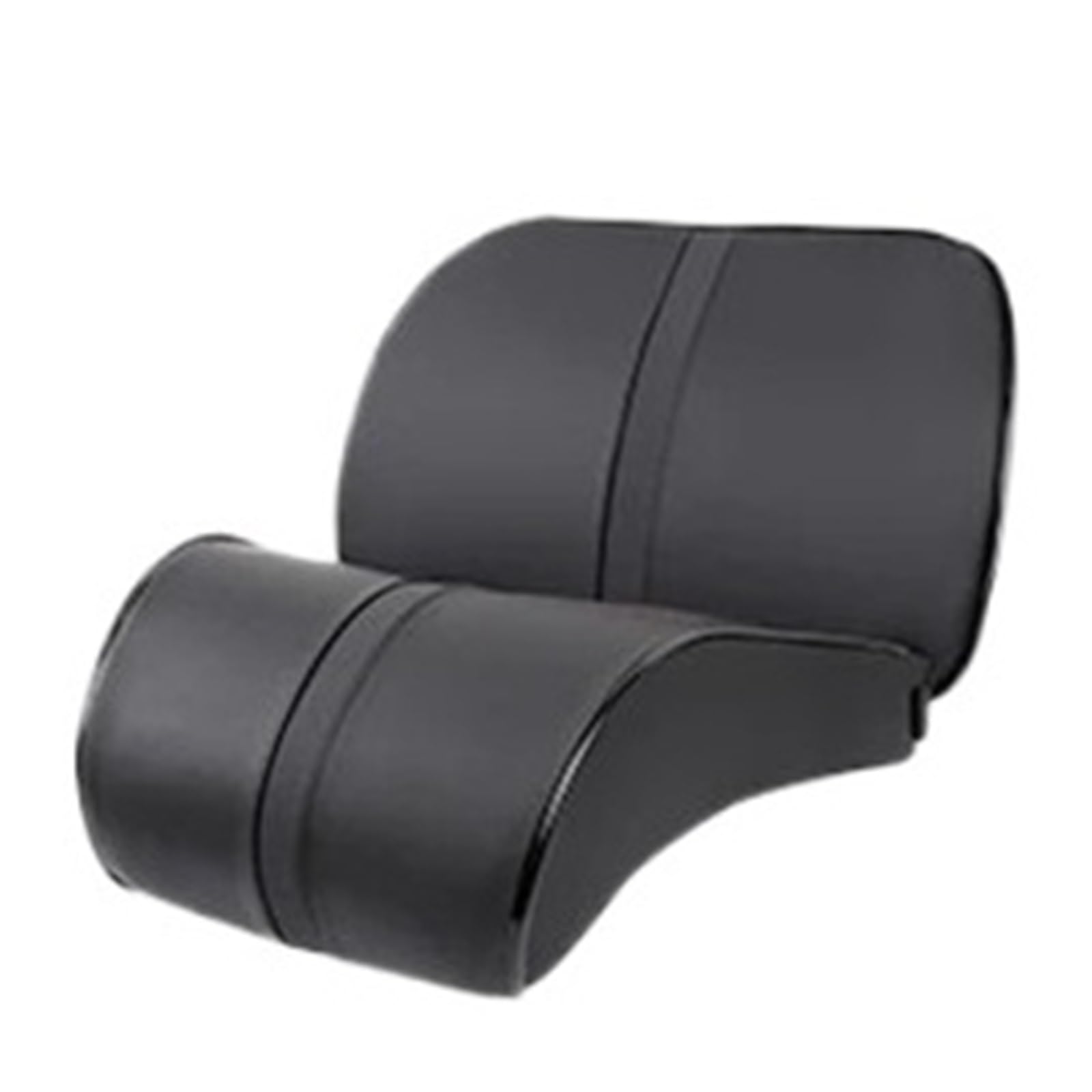 KVSWBRE Car Seat Pillow PU Leather Car Neck Pillow Seat Headrest Support Memory Foam Pillow Auto Headrest Lumbar Support(A)