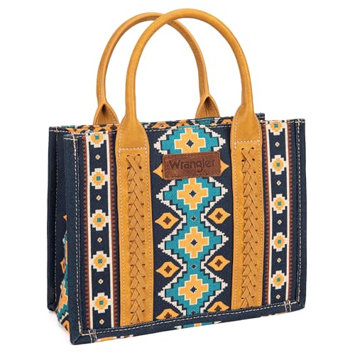 Image of Wrangler Purse Aztec Tote Bag for Women Western Top-handle Hobo Handbags