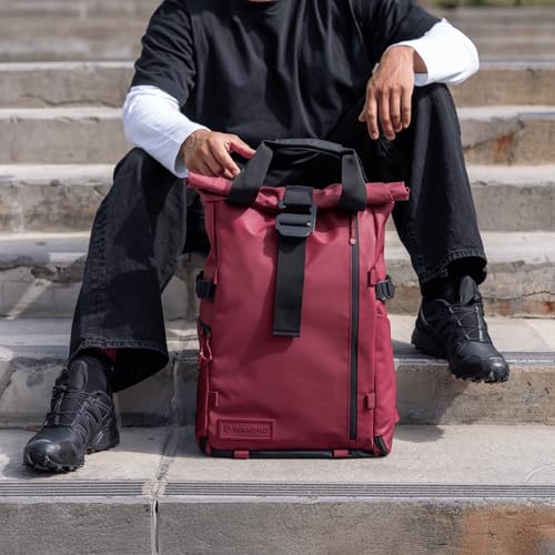 WANDRD PRVKE Rolltop 41L V4 Camera Backpack – Expandable Weatherproof Travel Bag with Laptop Sleeve and Clamshell Opening - Image 7