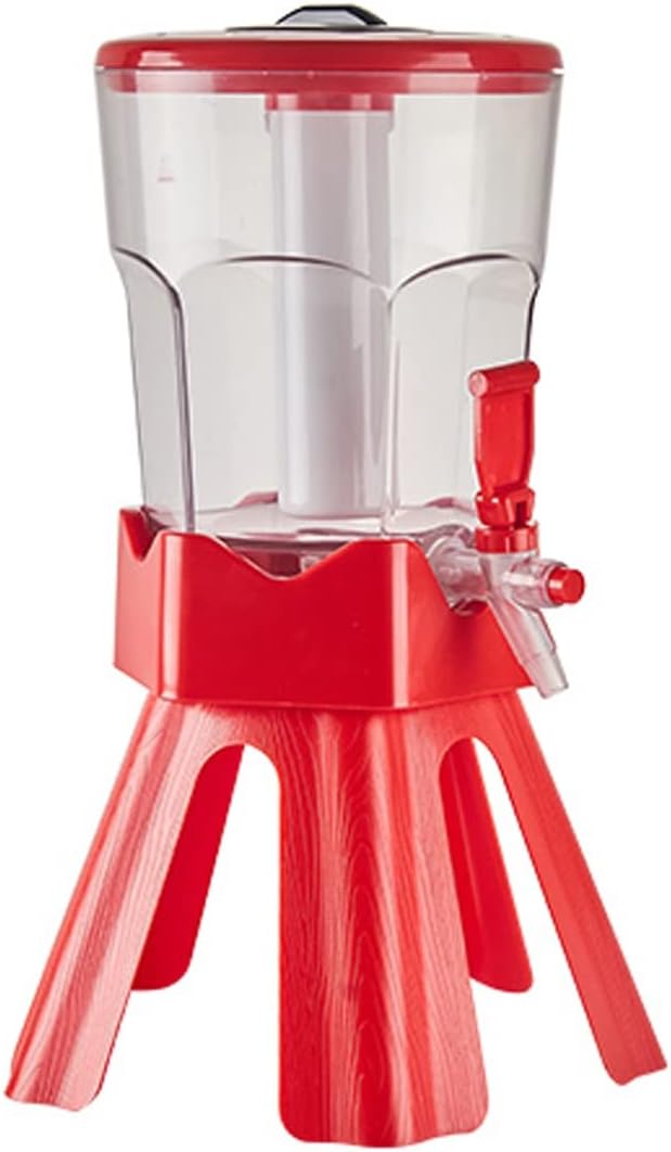 Beer Tower Dispenser Dispenser 3L Beer Tower Beverage Dispenser Large Capacity With Removable Commercial Beer Container With Icicles For Restaurant Party Bar Beverage Tower