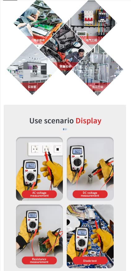 Multimetro digitale ad alta precisione multifunzione DT-660B
