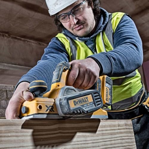 DEWALT DCP580P2-GB Planer Cordless Brushless 18V li-ion 82mm, 18 V, Yellow - Image 3