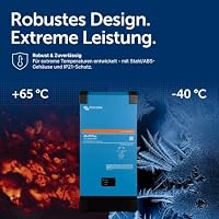 Victron Energy MultiPlus Reiner Sinus Wechselrichter 80 Amp Batterie Ladegerät, Spannungswandler, Transferschalter Inverter Charger, 2000VA 12-Volt 230V – Ansicht 8