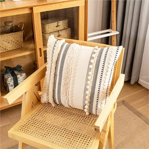 Housse de coussin coton déhoussable pour relooker un canapé fatigué - 4