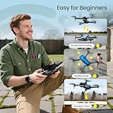 Holy Stone HS290 Foldable Drone with 1080P HD Camera for Beginners, RC Quadcopter with Optical Flow, APP Control, Tap Fly, 3 Speed Modes, 2 Modular Batteries, Toys Gifts for Boys and Girls, Blue - Image 4