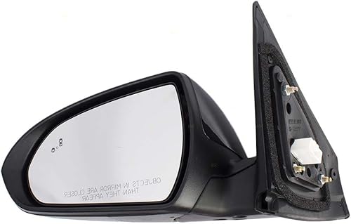 Miniatura 10 de Brock - Espejo retrovisor eléctrico de repuesto para conductores con calefacción y detección de punto ciego compatible con Elantra Sedan 87610F3020