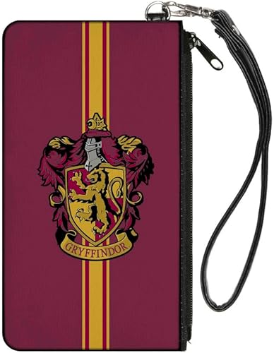 Buckle-Down Cartera con cremallera Harry Potter accesorio grande, Harry Potter, 8 x 5 pulgadas