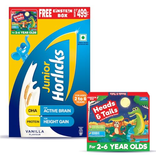 Image of Junior Horlicks Nutrition Drink 1kg, Vanilla, Nutrition for Toddlers & Young kids (2-6 years) for Supporting Growth