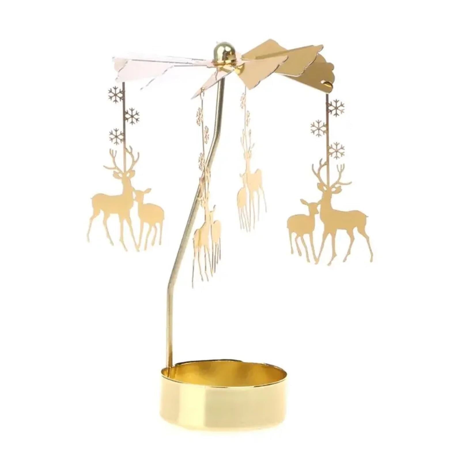 Candle Holders 2pcs Metal Rotating Candle Holder(Style5)