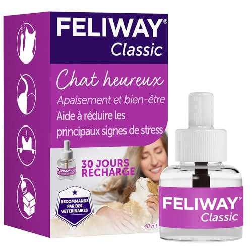 Feliway Classic – Anti-Stress pour Chat – Recharge 48 ML