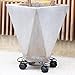 MOUTIK Round Plant Caddy Metal:Plant Stand with Lockable on Roller Patio Flower PotS Rack Plant Holder (10