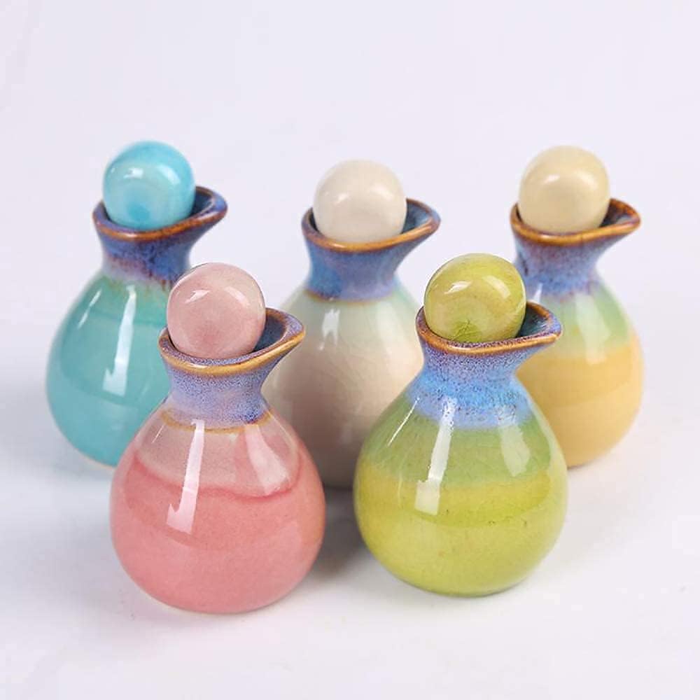 Oil Can Olive or Vinegar Bottle Anti-Leakage Olive Oil Dispenser Bottle for Kitchen - Home Essentials Ceramic Oil and Vinegar Dispenser Bottles - Oil Bottle for