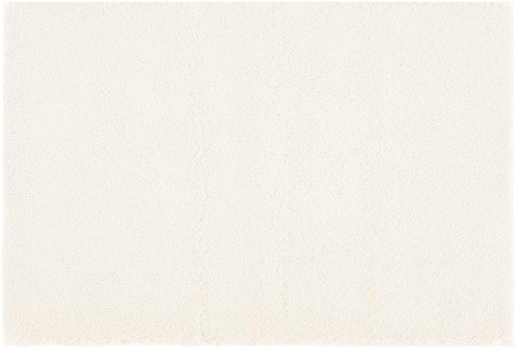 Signature Marshmallow Bathroom Rug Non Slip, Luxrurious Plush Mat, Absorbent, Quick Dry, Spa Design Bath Room Décor, 20x30, Ivory