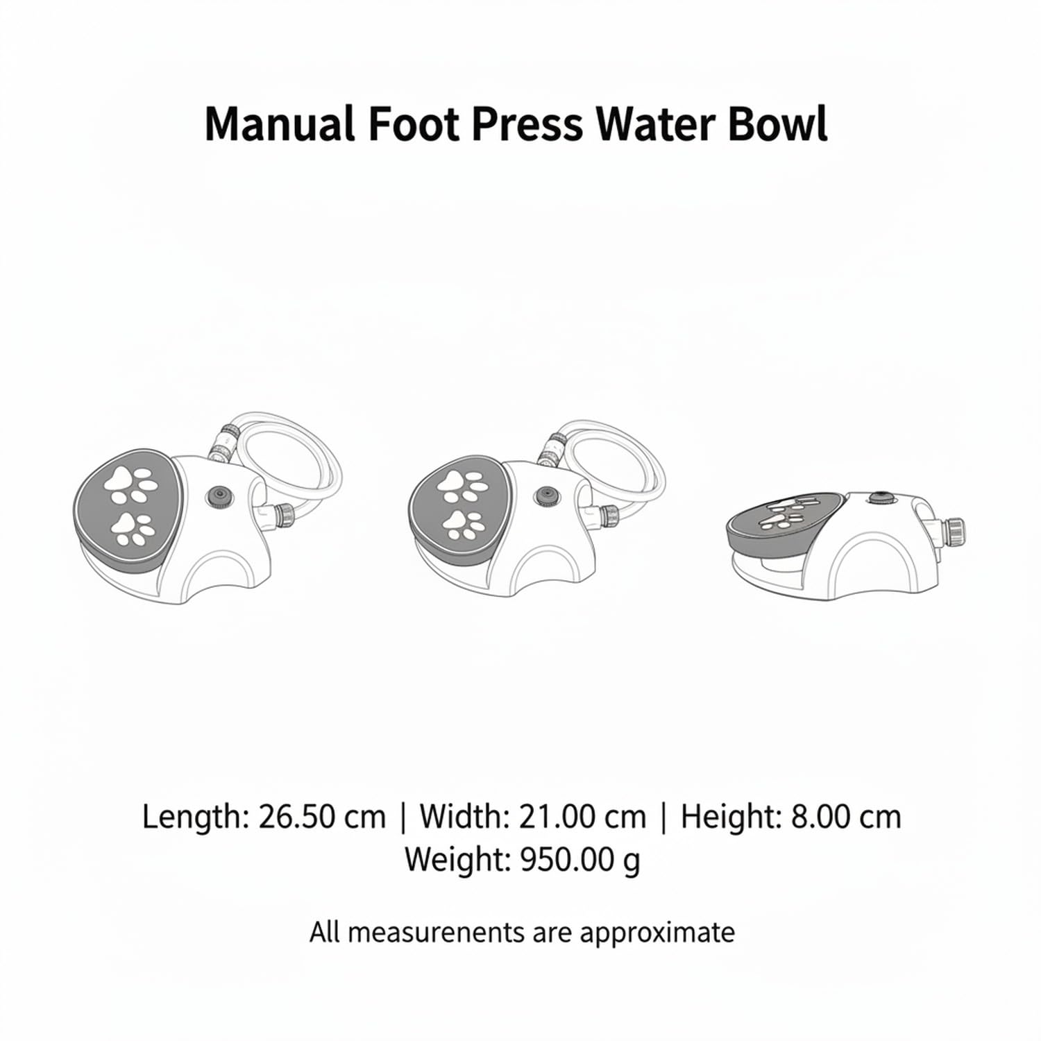 Distributore d'acqua, 1 PC
