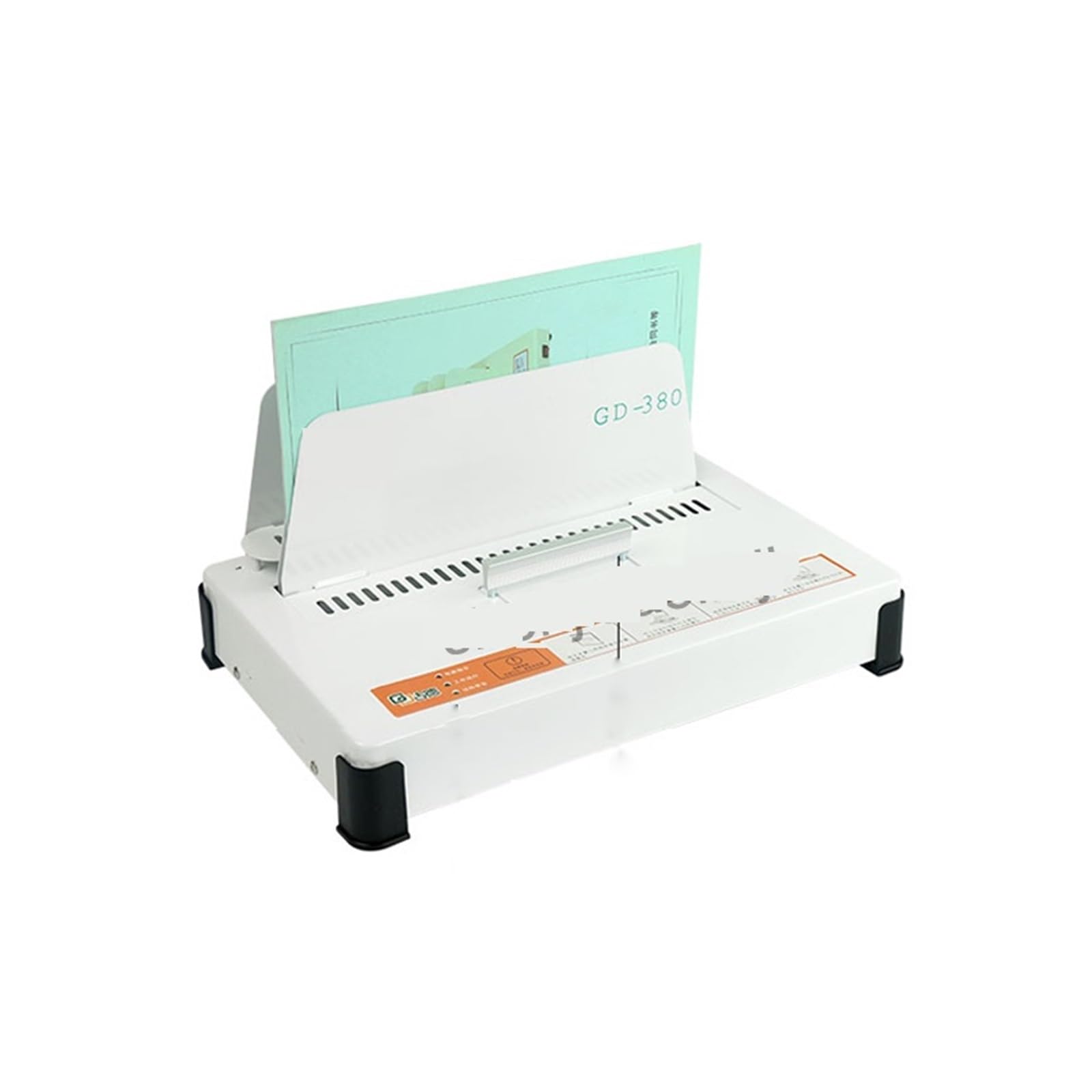 Encuadernadora, Máquina encuadernadora de pegamento termofusible GD380 for documentos contractuales, sobres de libros A4, máquina encuadernadora automática de pegamento de 100 W