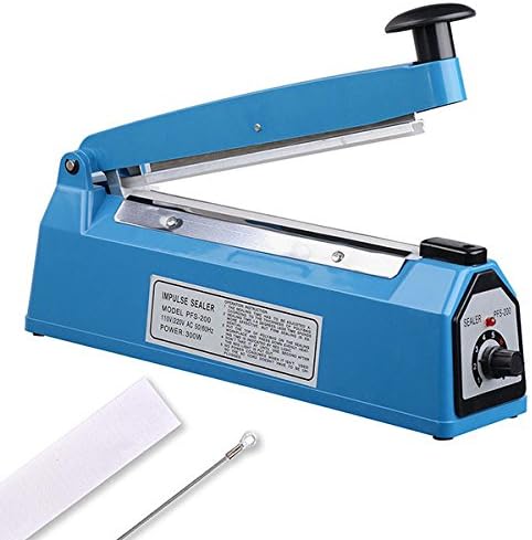 8" Bag Sealer Handheld Heat Impulse Sealing Machine