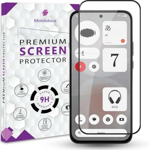Image of Premium Tempered Glass Screen Protector Guard For Nothing Phone 4b 5G (6.77 Inch, Pack of 1) | Edge to Edge Coverage With Easy to installation kit