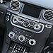 TongSheng 5pcs Chrome Volume and Air Conditioning Knobs Trim for Land Rover Discovery 4 LR4 2010-2016 RRS 2010-2013 Freelander 2 2013-2015