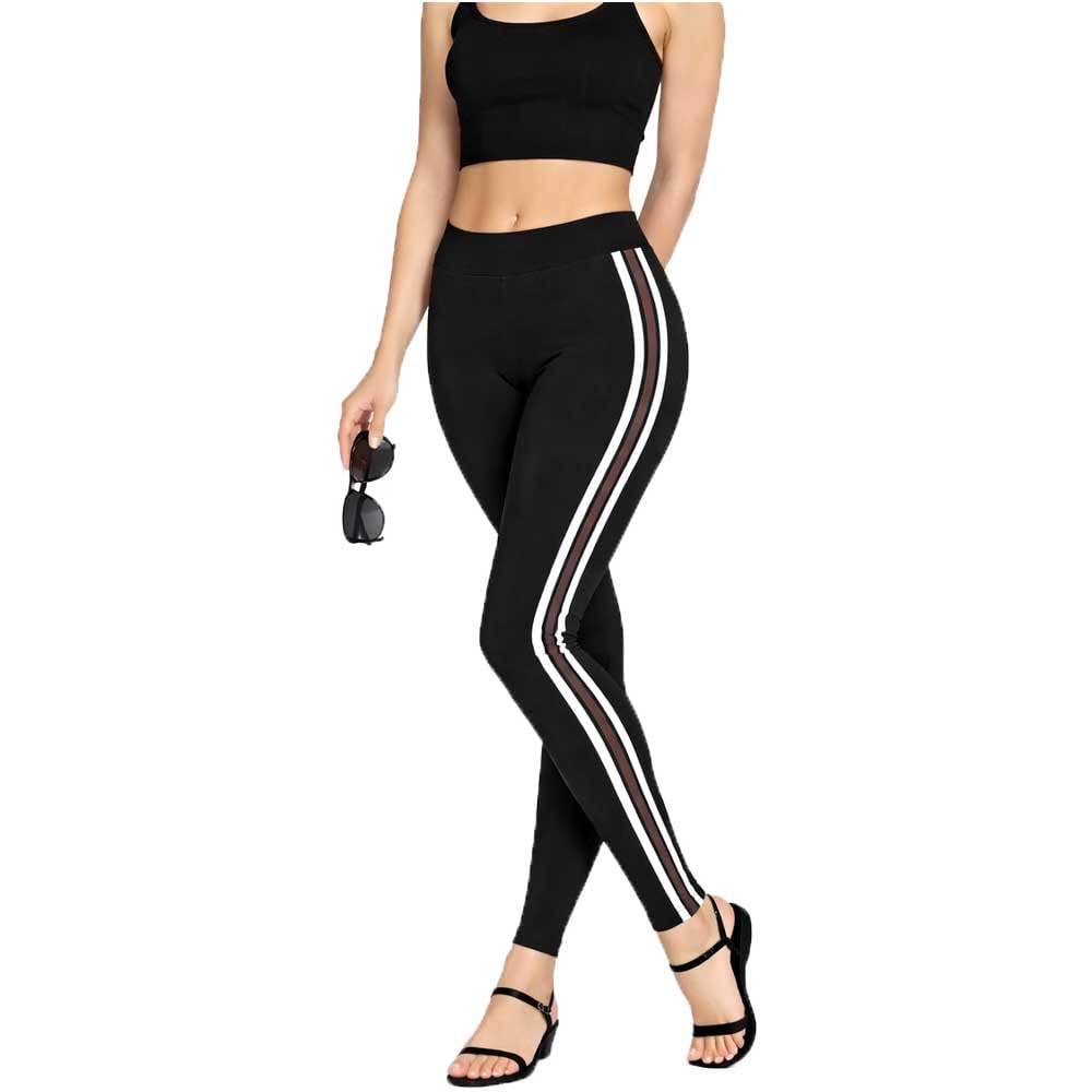 Women’s Mid Waist Jeggings | Super Combed Slim Fit Ankle-Length Pants with Elastic Waistband | Comfortable | Casual, Travel & Office Wear-picture-34