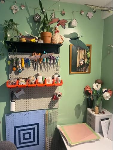 Ultrawall 2 Pcs Metal Pegboard Wall Panels, Peg Boards For Garage Tool Storage #TOP5