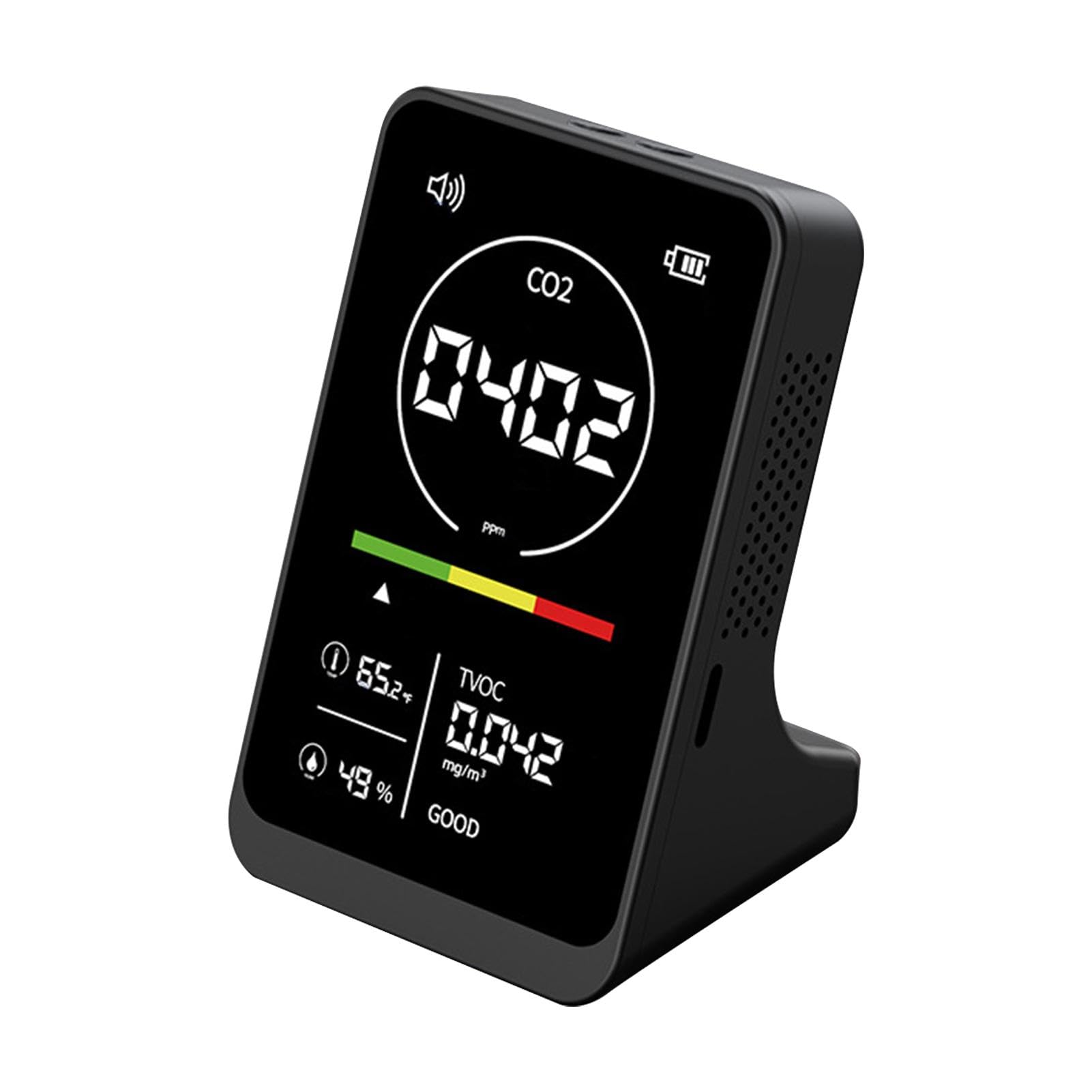 Monitor de humedad de temperatura y CO2 para acabar con el aire cargado en habitaciones