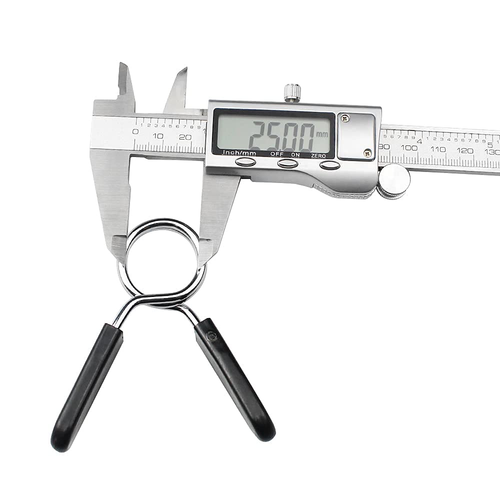 2 Collari A Molla 25mm Per Bilancieri E Manubri - Clip Sicurezza Per Palestra E Sollevamento Pesi - Foto 5