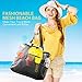 SRISE Mesh Beach Bag - Large Tote Bag for Family , Toys & Vacation Essentials