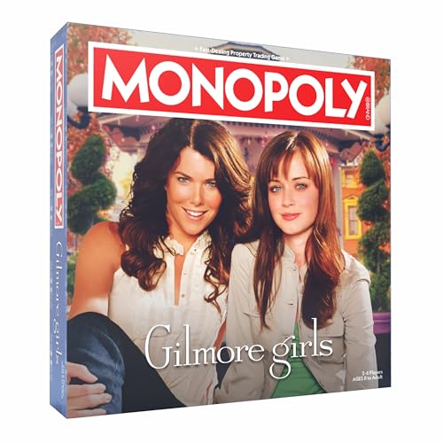 Monopoly: Gilmore Girls, Buy, Sell & Trade Iconic Stars Hollow Locations, Includes 6 Collectible...