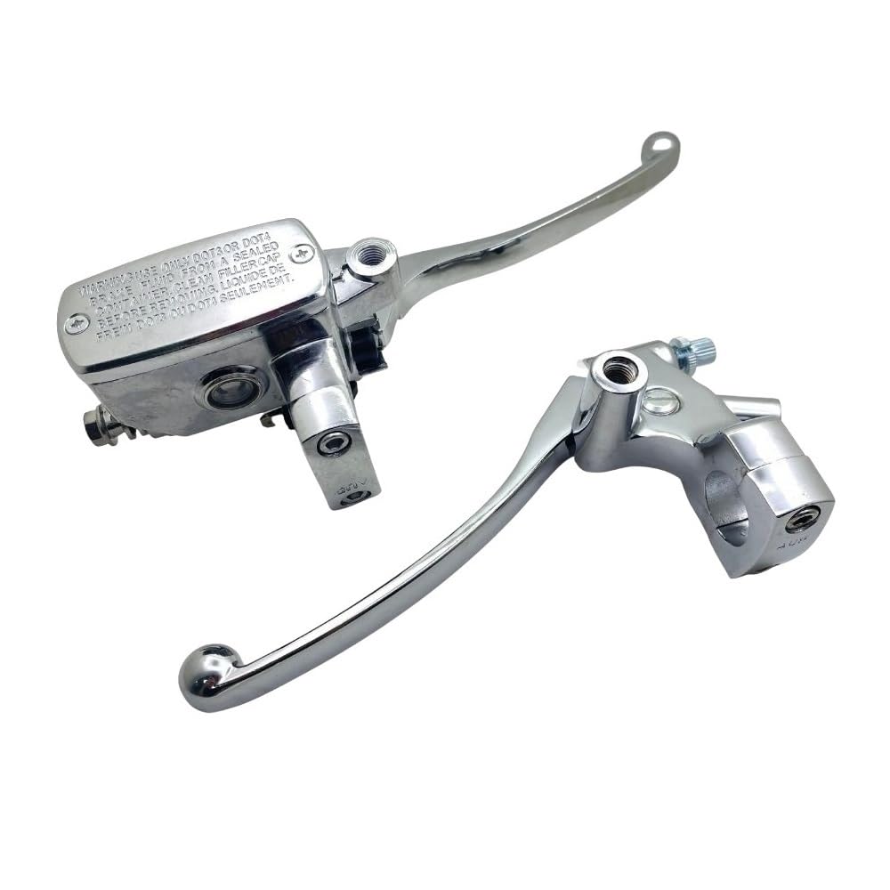 Yqiapze One Color For Steed 400 600 Shadow 1100 Magna 250 750 Universal 25Mm Motorcycle Brake Clutch Lever Master Cylinder Reservoir Brake Clutch Levers Handlebars