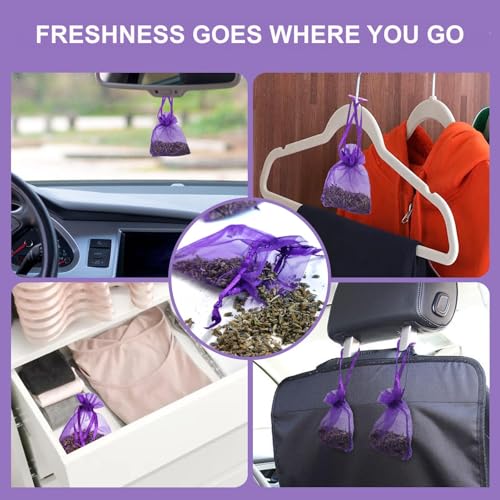 Sachets de Lavanda Natural 100%, Aroma Duradero, 10 Piezas miniatura 6
