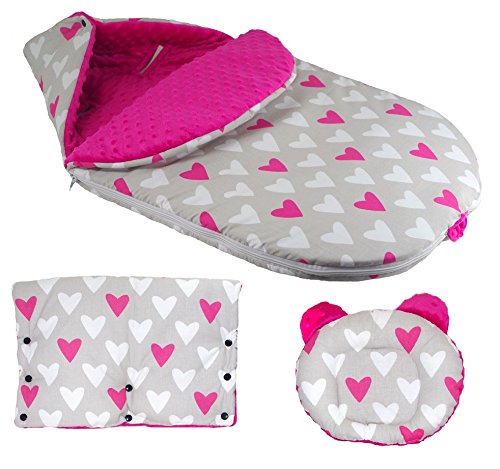 Baby Toddler Stroller cossytoes Buggy Liner Padded pram FOOTMUFF/HANDWARMER/PRAM Pillow (3 pcs Set XL Size, 6)