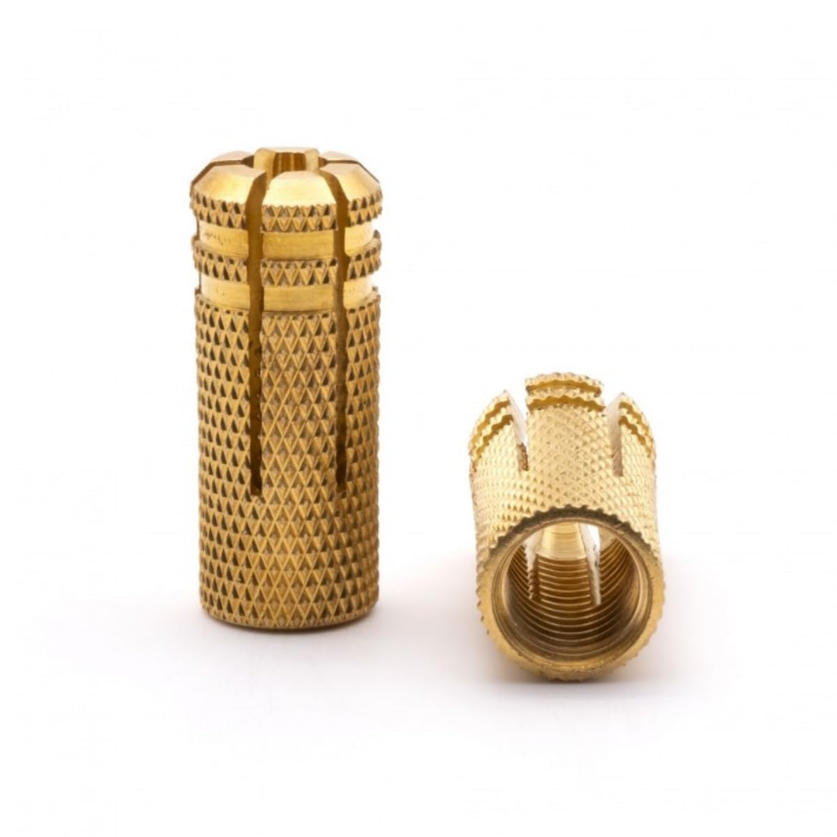M4 M5 M6 M8 M10 M12 Drop in Anchors Brass Wall Anchor Expansion Bolt Sleeve Brass Plug for Anchoring into Concrete Masonry Bricks, Natural Hard Stones (100, M12)