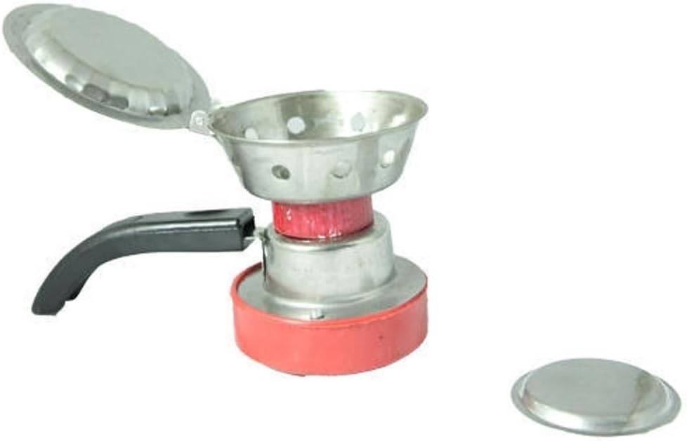 Nexxa™ Pack of 2 Tablet Dhoop Dani Incense/Camping Dry Burner 11cm Ideal For Hot wax, Instant ready to cook food, Hot Milk, Instant Noodles. 20 Fuel Cubes Free