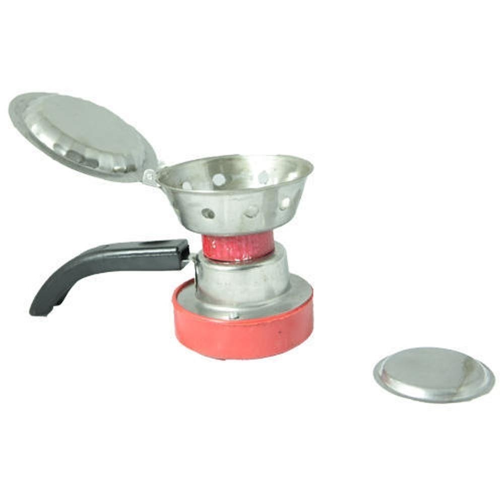 Nexxa™ Pack of 2 Tablet Dhoop Dani Incense/Camping Dry Burner 11cm Ideal For Hot wax, Instant ready to cook food, Hot Milk, Instant Noodles. 20 Fuel Cubes Free