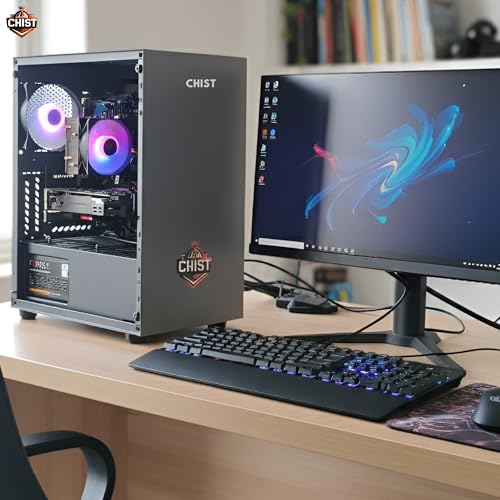 Image of CHIST W14 Workstation (Xeon-E2680 V4 Processor 14 Cores 28 Threads Upto 2.90Ghz,512GB NVMe,GT 730 4GB Graphic Card,Ubuntu Dual LAN (Black, GeForce GT 730, 512, GB, Window 11 pro, 16, GB)