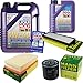 Produktbild QR-PARTS 69334553 Filter Set Inspektionspaket 6 Liter Motoröl Leichtlauf High Tech 5W-40 MANN-FILTER Innenraumfilter Luftfilter Ölfilter