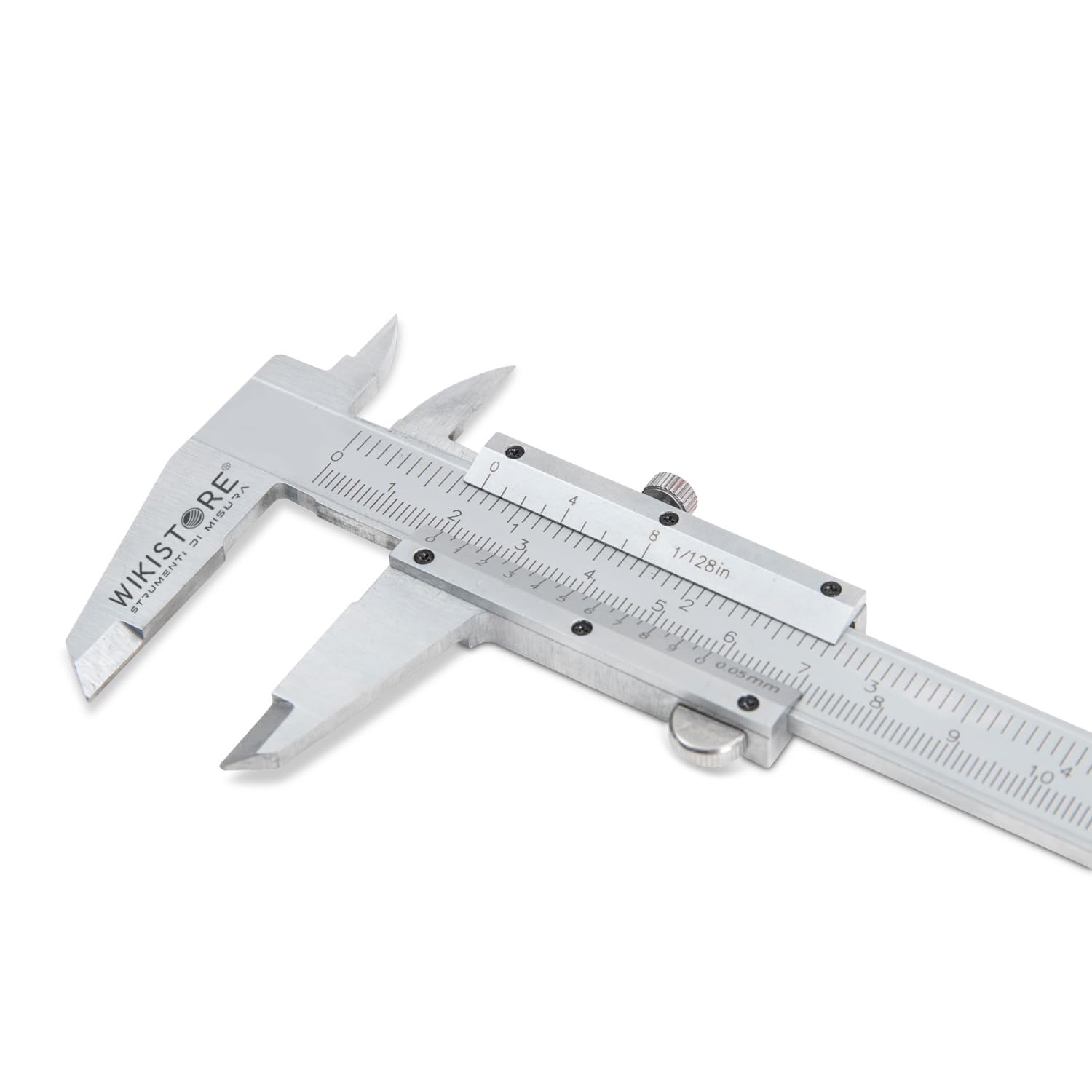 Calibro Composto Nonio 150 mm 0,05 mm Acciaio Bloccaggio a Vite