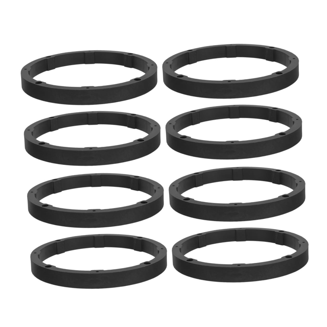 Anneaux de haut-parleur voiture en plastique solide haute densité, lot de 8 pièces