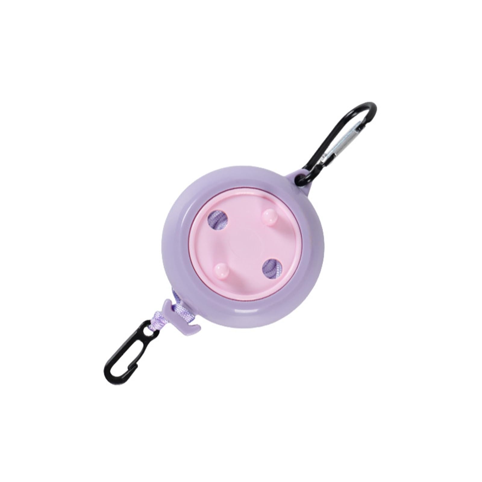 ASMJHQCLW Outdoor Portable Clothesline, Retractable Clothesline 10M Multicolor Windproof Portable Outdoor Laundry Line(Purple)