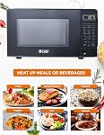 Commercial Chef CHM770B 700 Watt Counter Top Microwave Oven, 0.7 Cubic Feet, Black Cabinet