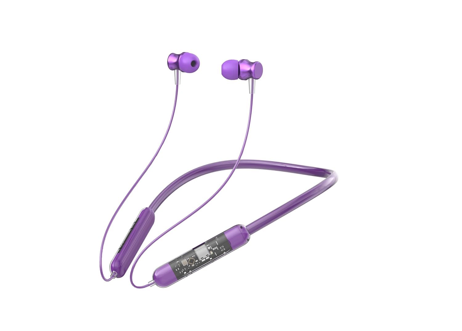 bAss biRd Bluetooth Neckband Earbuds ANC, IPX7 Waterproof, Dual Pairing, USB-C, Magnetic, Long Battery Life, Voice Assistant, Deep Bass Perfect for Sports, Gaming, Music & Calls Latest 2024 (Purple) (B0D1NC8JX9) Amazon Price History, Amazon Price Tracker