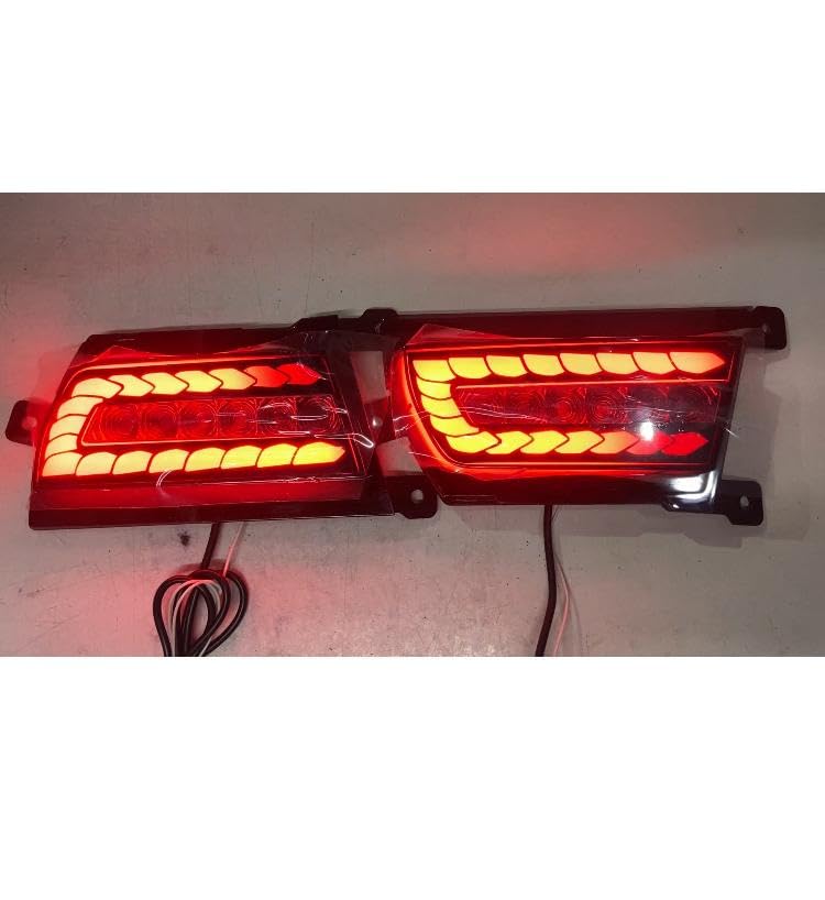CARMART Rear Bumper Led reflector with Scan & Matrix with reverse