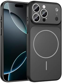 Zebana Apple iPhone 12 Pro Max ile Uyumlu K l f Zebana TitanMag K l f iPhone 17 Pro Max G r n ml  Siyah