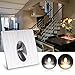 Produktbild OurLeeme 1W LED Wandeinbauleuchte, Treppen Treppe Wegelampe Wandleuchte AC 100-245V (Warmweiß)