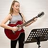 Tiger ACG1-BL34 Acoustic Guitar with Steel Strings – 3/4 Size – for Beginners aged 9+ – Bag, Strap, Spare Strings, Scratchplate and Pick Included - 6 Months Free Lessons - Blue #1
