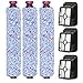 BIHARNT 3 Pack 1868 Brush Rollers and 3 Pack 1866 Filters Replacement Compatible with Bissell Crosswave 3-in-1 17132 2225N 2582N Wet/Dry Vacuum Cleaner
